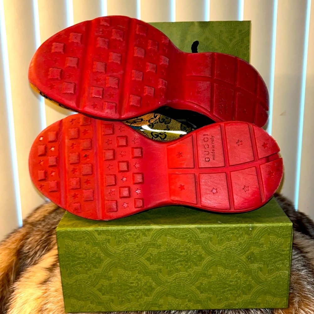 Gucci, luxurious multicolored men’s gym shoes, a rare find They’re sold out! - Picture 6 of 8